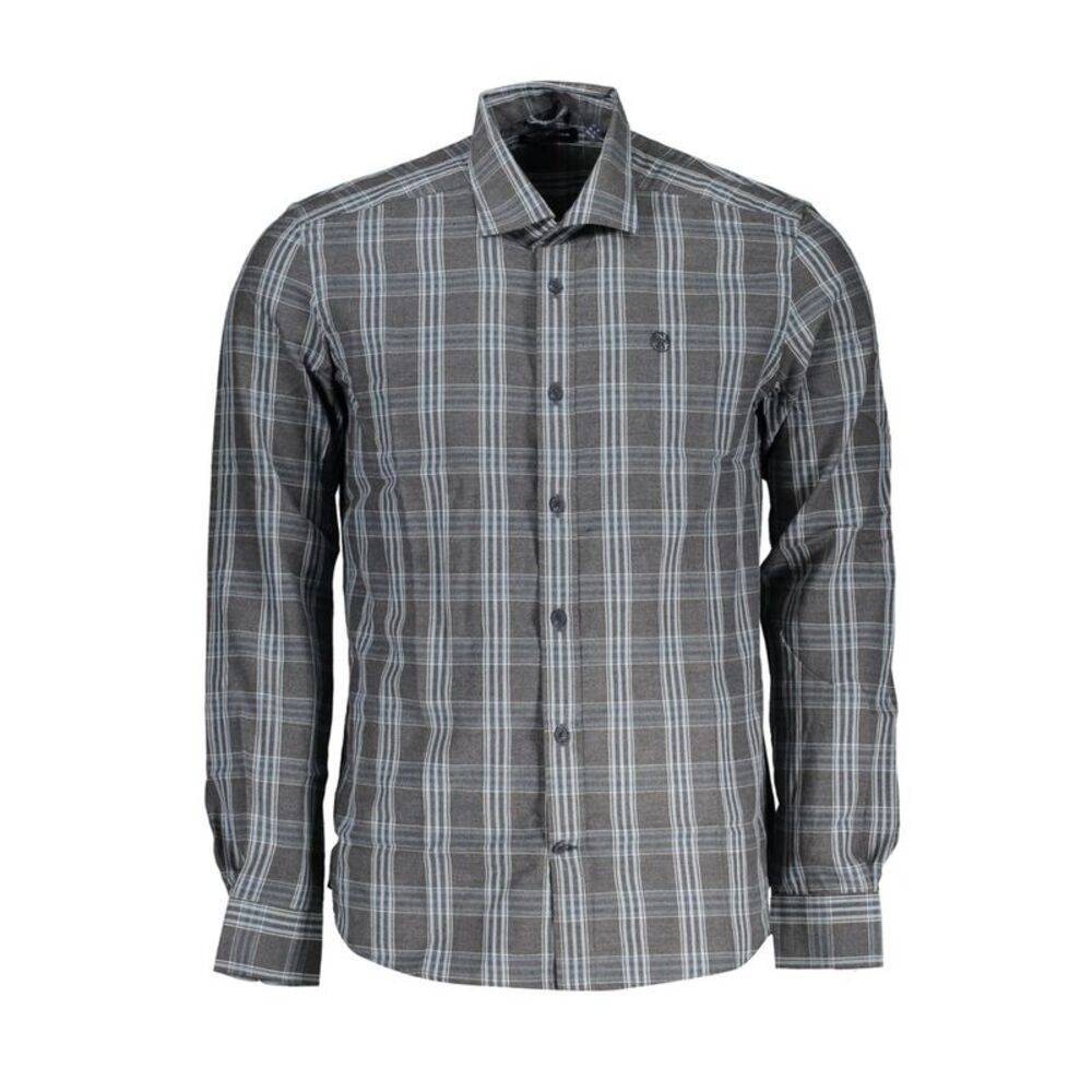 North Sails Grigio Cotton Men Men's Shirt